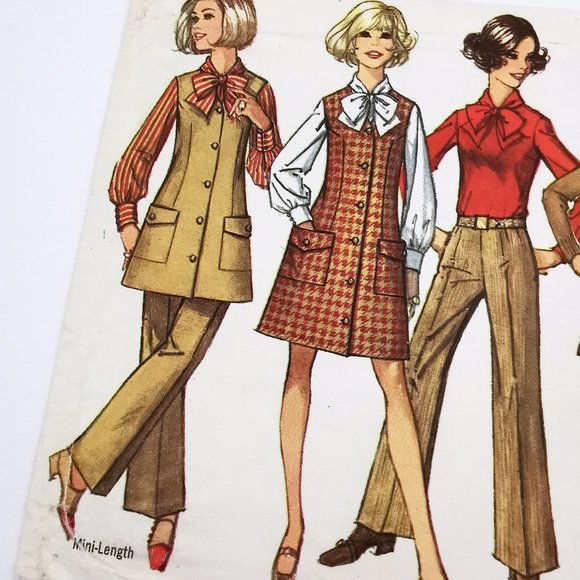 Late 60s Misses' Separates Simplicity Sewing Pattern 8348 Bust 32 1/2 Modern 2 - Picture 3 of 12